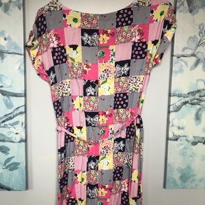 Lilly Pulitzer printed patchwork dress